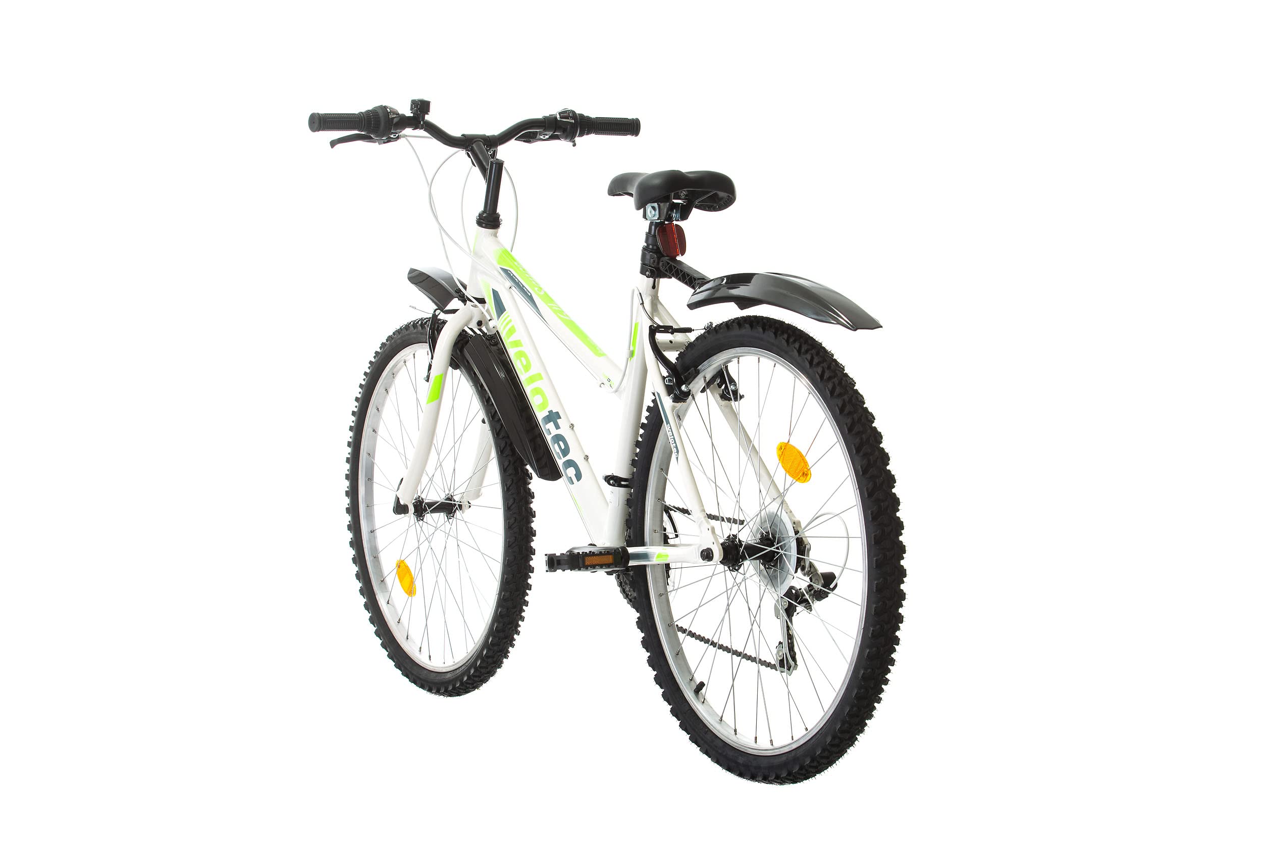 Multibrand Velotec 6th Sense Bicicleta de Montaña de Aluminio 26 Pulgadas, 18 velocidades, V-Brake, para niñas y Mujeres, Adecuada para 150–175 cm