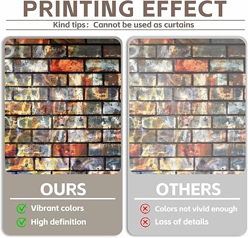 Miniatura 3 de Leowefowa Fondo de pared de ladrillo de graffiti retro para fotos, 10 x 8 pies, vinilo de regreso a los años 80, 90, hippie, hip hop, arte