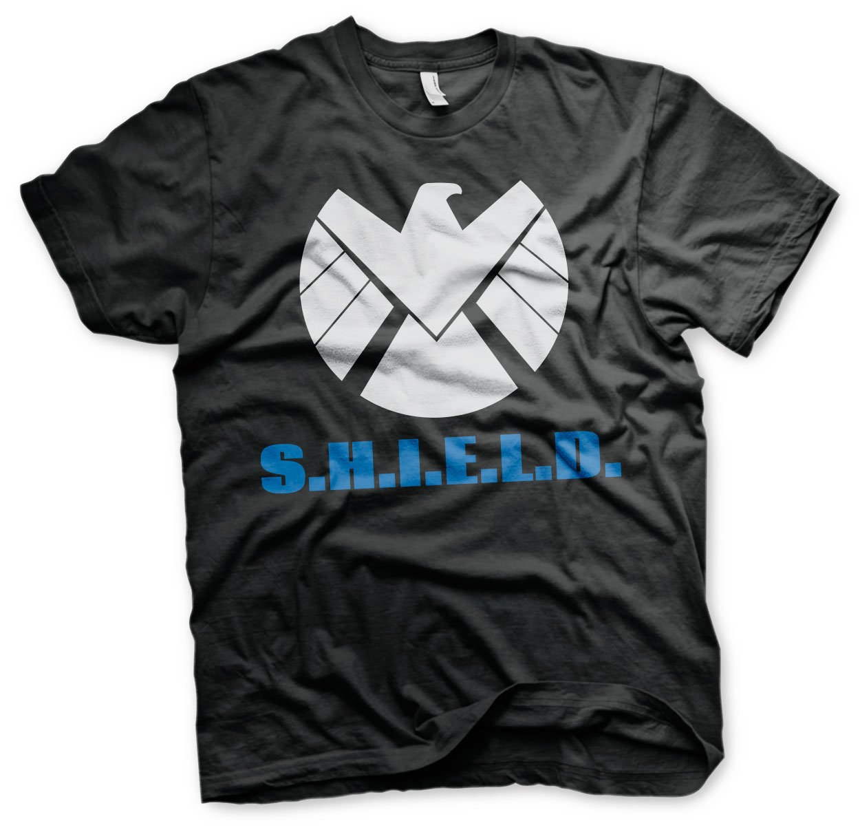 S.H.I.E.L.D. Officially Licensed S.H.I.E.L.D. Big & Tall Mens T-Shirt (Black)