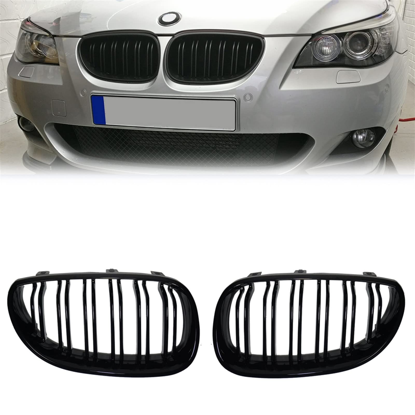 Calandre de course BMW M5 double ligne finition haut de gamme auto styling - 8