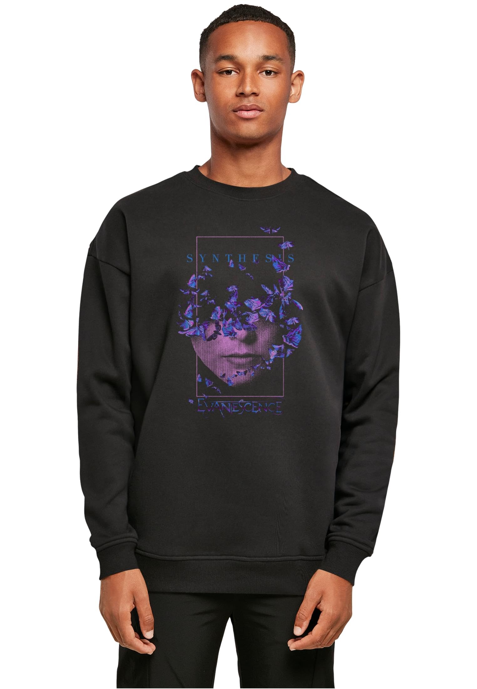 Evanescence Synthesis Crewneck Sweater Homme Merchcode Mp501338 Pull Noir - 4