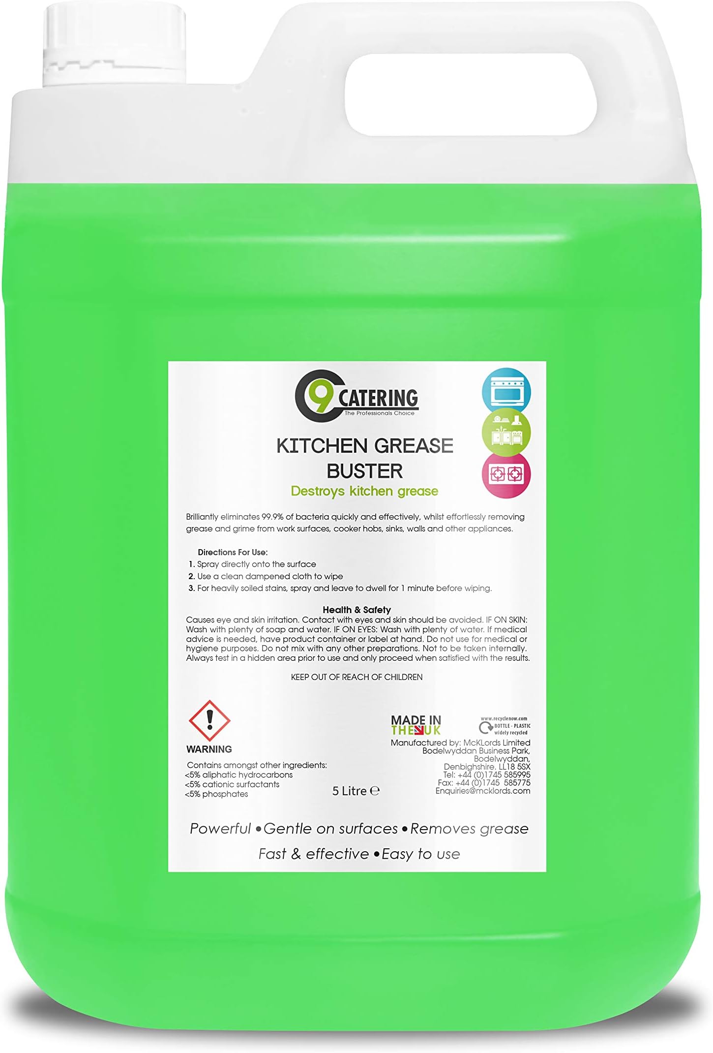 C 9 Catering Kitchen Grease Buster Cleaner