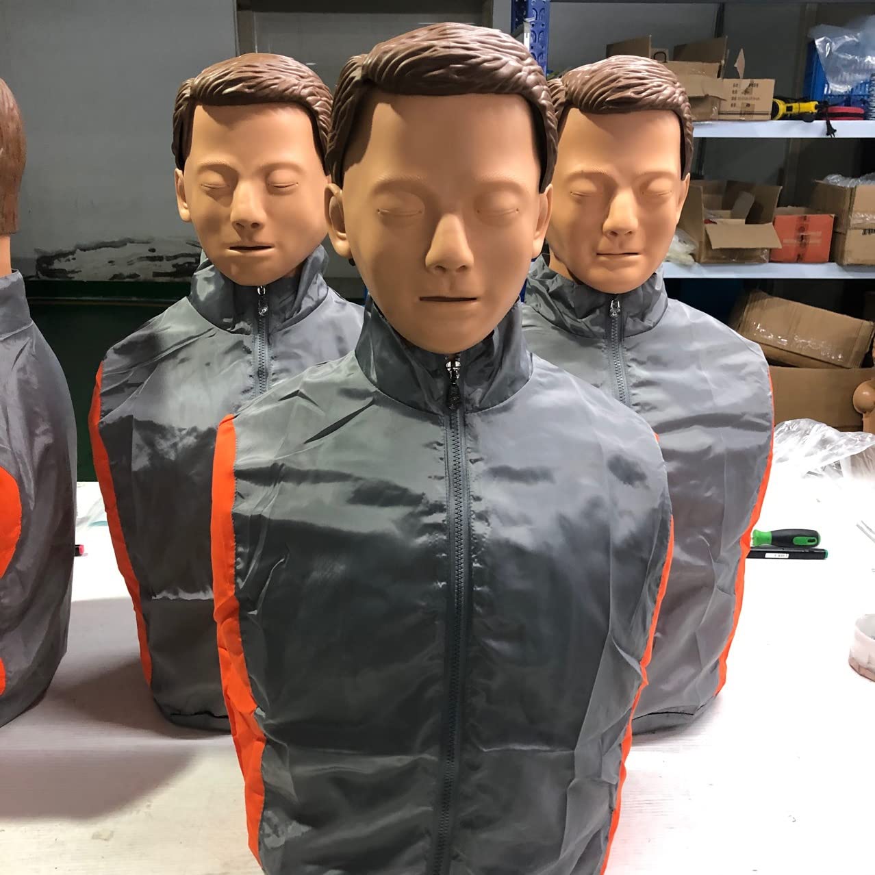 Modèle de réanimation Cardio-pulmonaire pour Adulte, kit de Mannequin de Formation en RCP Formation de Mannequin d'obstruction des Voies respiratoires en