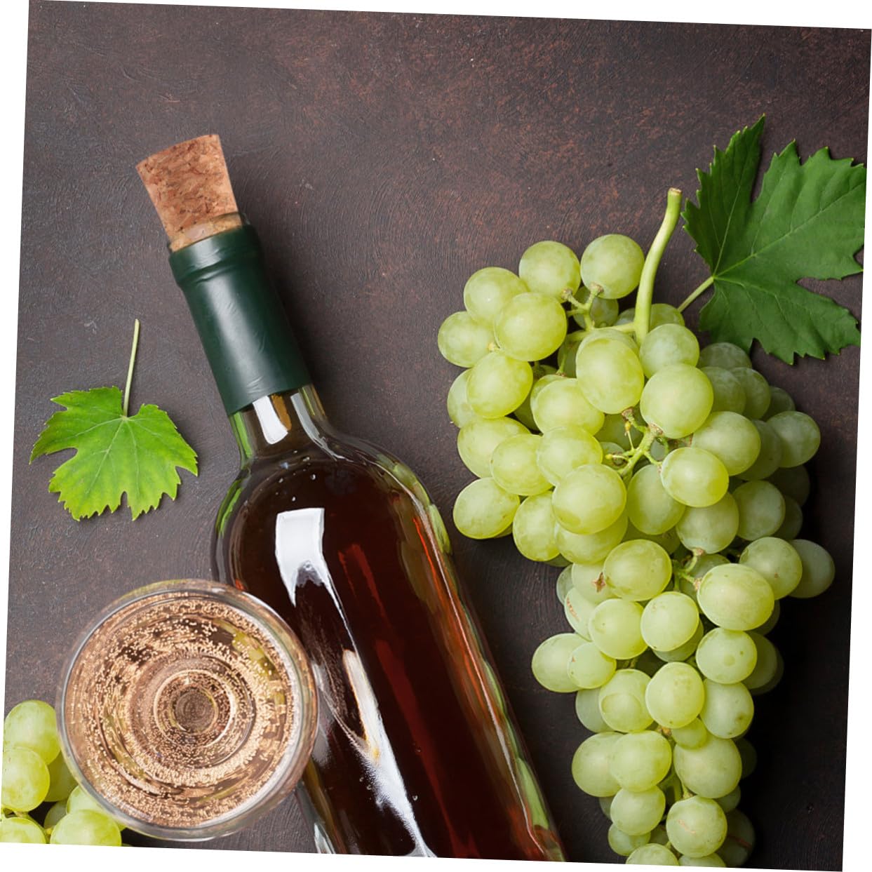 Tappi per Vino in Sughero 25 Pezzi, Atmosfera Natalizia, per Bottiglie