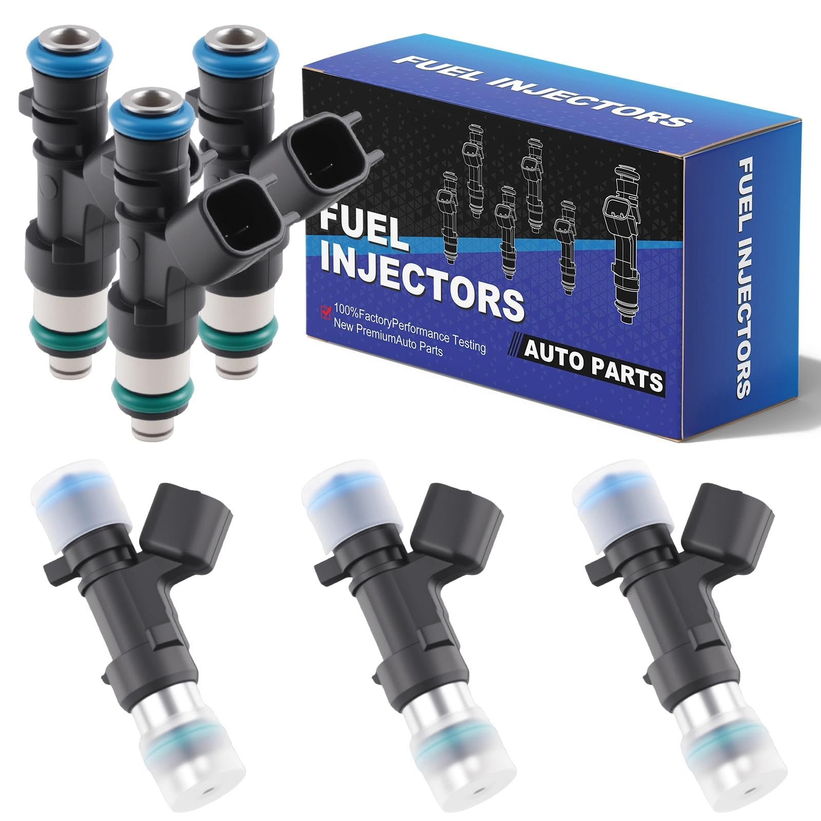 2.7/3.5/4.0L Fuel Injectors Fit For:-Dodge, For:-Chrysler Set Of 6