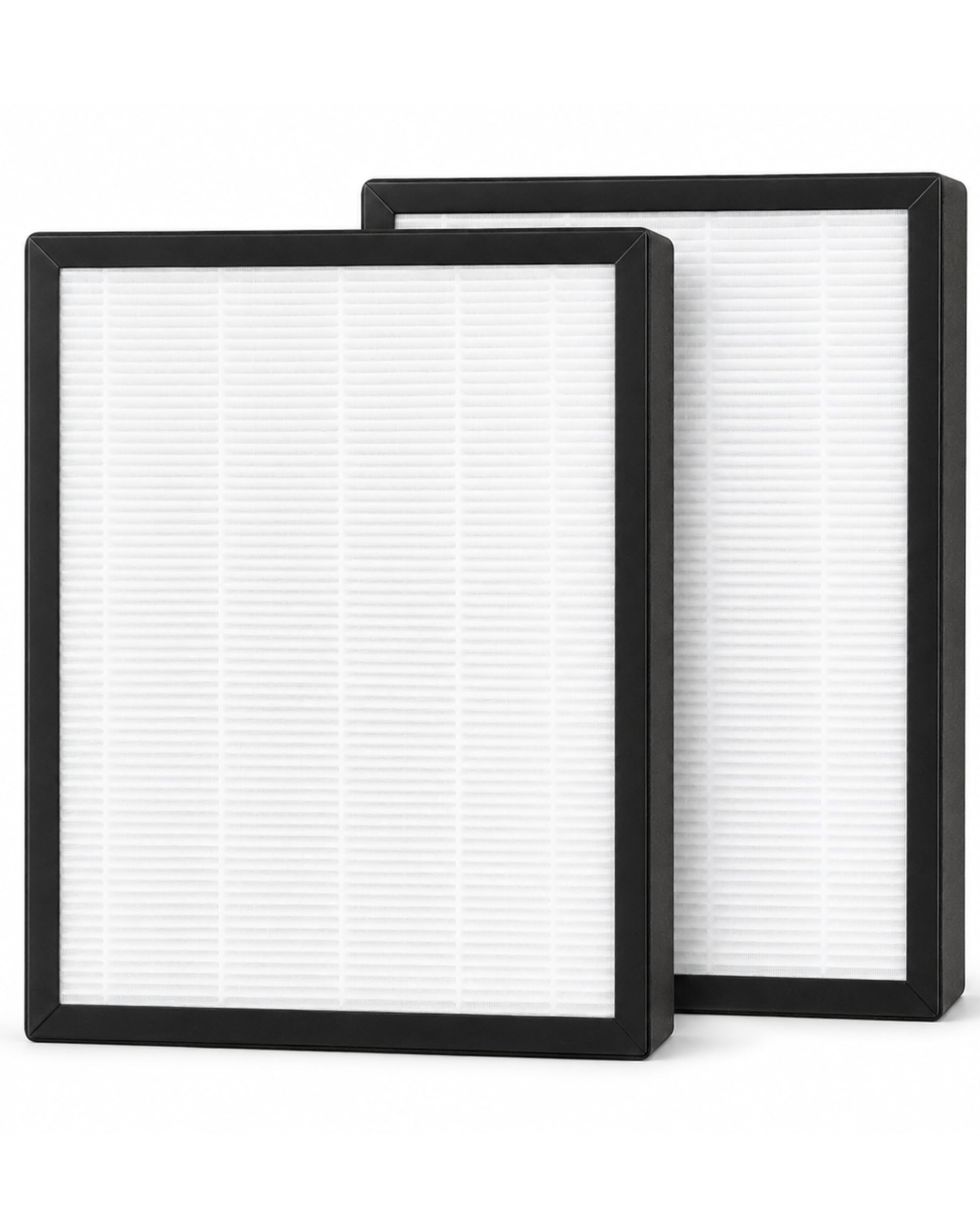 2 Stück H13 HEPA Filter, Hochleistungs-Schwebstofffilter, Luftreiniger Filter, Airpurifier, Ersatzfilter für Ventilator mit Luftreiniger