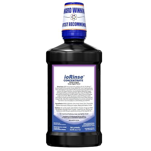 Miniatura 8 de ioRinse Ultra es el enjuague periodontal más recomendado por dentistas de su tipo para adultos y niños cuidado bucal e higiene. Es un tratamiento