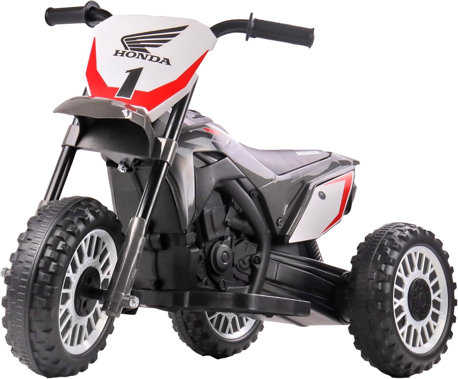 Véhicule électrique enfant Plein Gaz – scooter électrique 8 km/h avec pédale d'accélération et bruit moteur