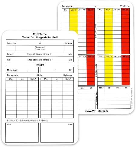 MyReferee Carte D Arbitrage De Football 100 Pi ces Amazon fr Sports myreferee-carte-d-arbitrage-de-football-100-pi-ces-amazon-fr-sports