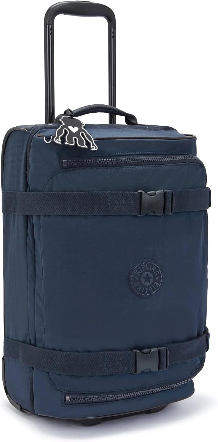 Kipling Aviana Small Rolling Carry-On Duffle Bag Blue Bleu 2