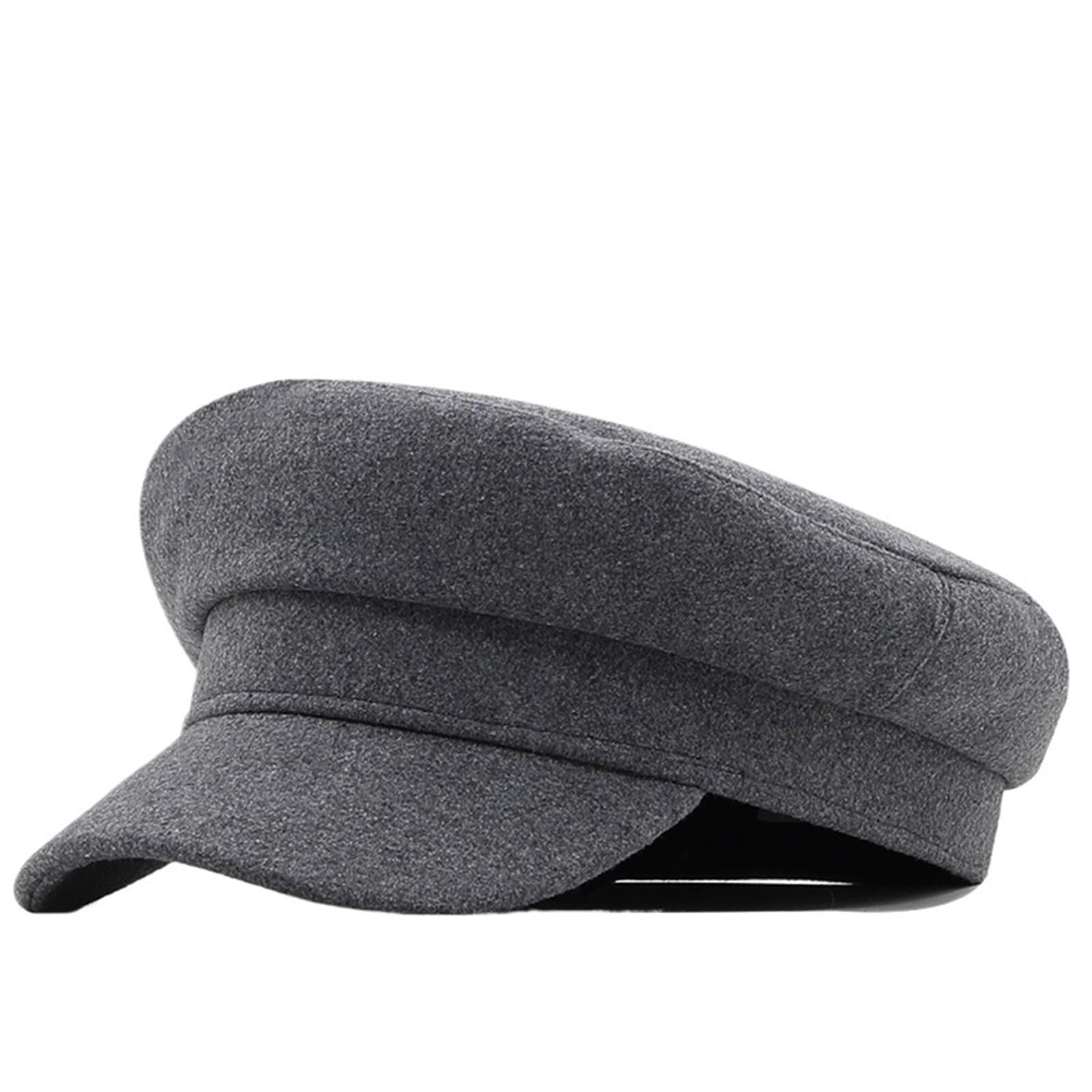 Retro Newsboy Cap, Herringbone Flat Hat For Women Men Winter Casual Outfits