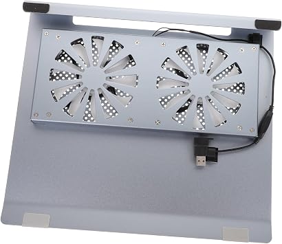 DOITOOL Radiator Bracket Cooling Laptop Fan Cooler Portable Gaming Pad Stand Notebook Grey Aluminum Alloy