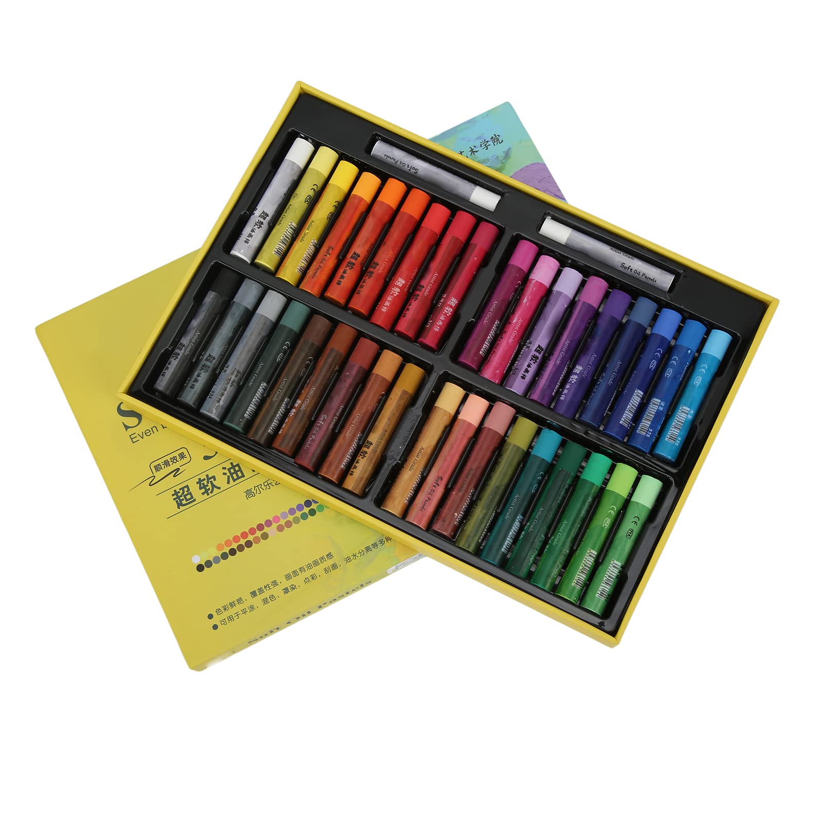 I pastelli a olio scrivono colori uniformemente luminosi e puliscono facilmente 36 colori pastello, materiali artistici per la pittura di graffiti