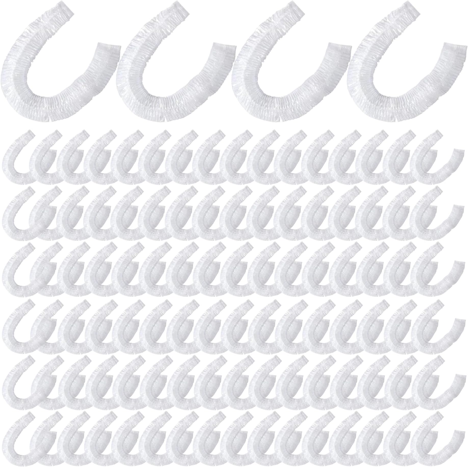 Litter Box Liners 100Pcs Cage Liners Clear Plastic Disposable Rabbit Guinea Pig Leak Proof Toilet Film
