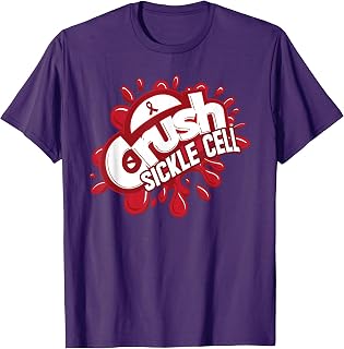 Crush Sickle Cell Awareness Ribbon T-Shirt