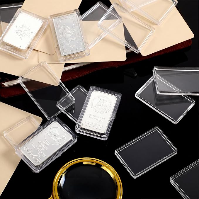 Batiyeer 25 Pzs Estuche para Barra de 1 oz miniatura 2