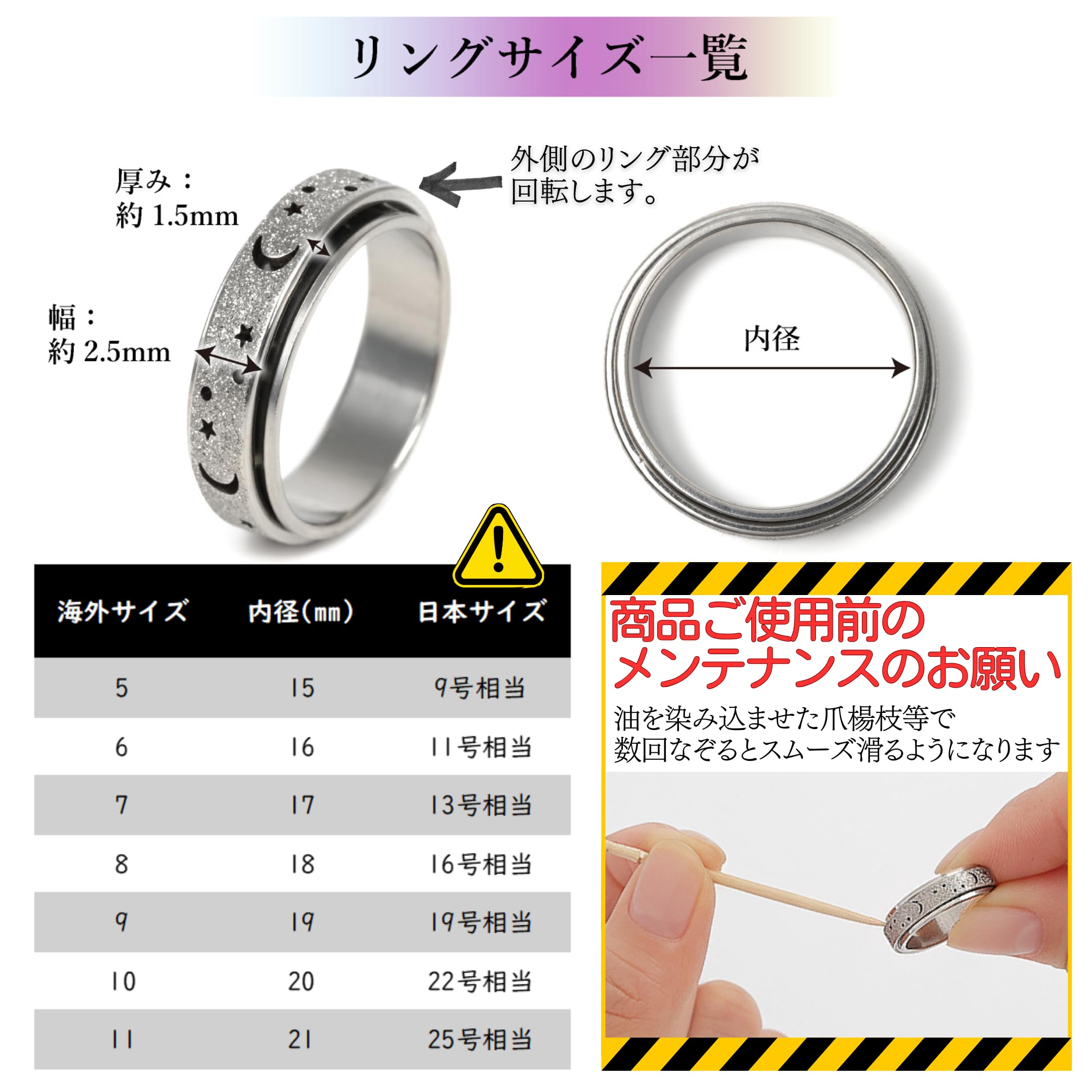 リング 指輪 around square フィジェットトイ Fidget toy Amazon.co.jp: [ZRICCOY] フィジェットリング フィジェットトイ 指輪