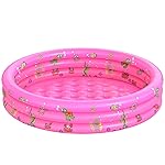 Garden Round Inflatable Baby Swimming Pool, Portable Inflatable Child/Children Little Pump Pool,Kiddie Paddling Pool Indoor&Outdoor Toddler Water Game Play Center for Kids/Girl/Boy