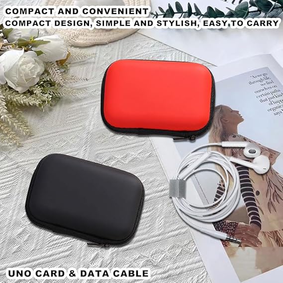 Set 6 Custodie Porta Carte UNO Rigide In EVA - Impermeabili E Antiurto - Perfette Per Viaggi E Campeggio (Carte Non Incluse) - 4