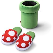 Super Mario Home & Party Room Slippers Piranha Plant/Pipe