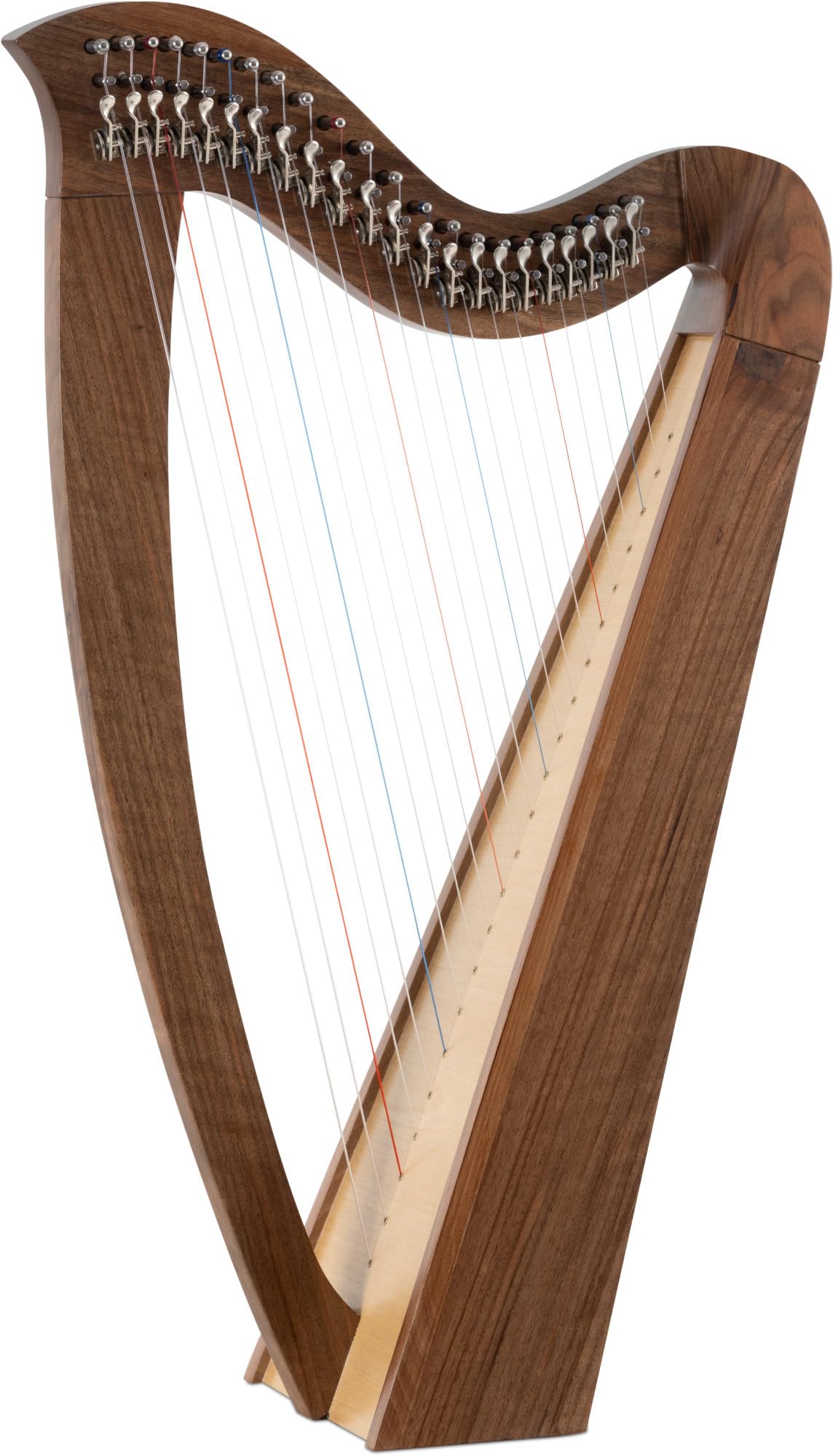Classic Cantabile H-22 WN Arpa Celtica 22 corde, accordatura Mi bemolle maggiore, meccanica a semitoni, legno noce, include borsa e 2 chiavi, altezza 83,5 cm.