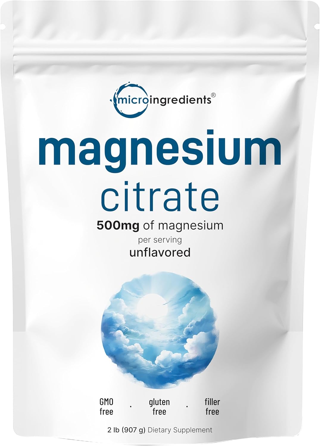 Pure Magnesium Powder, 2lbs | Magnesium Citrate Powder | Unflavored | Relaxation and Nutrient Utilization | Easily Absorbed | Non-GMO, Vegan Pure Magnesium Powder, 2lbs | Magnesium Citrate Powder | Unflavored | Relaxation and Nutrient Utilization | Easily Absorbed | Non-GMO, Vegan