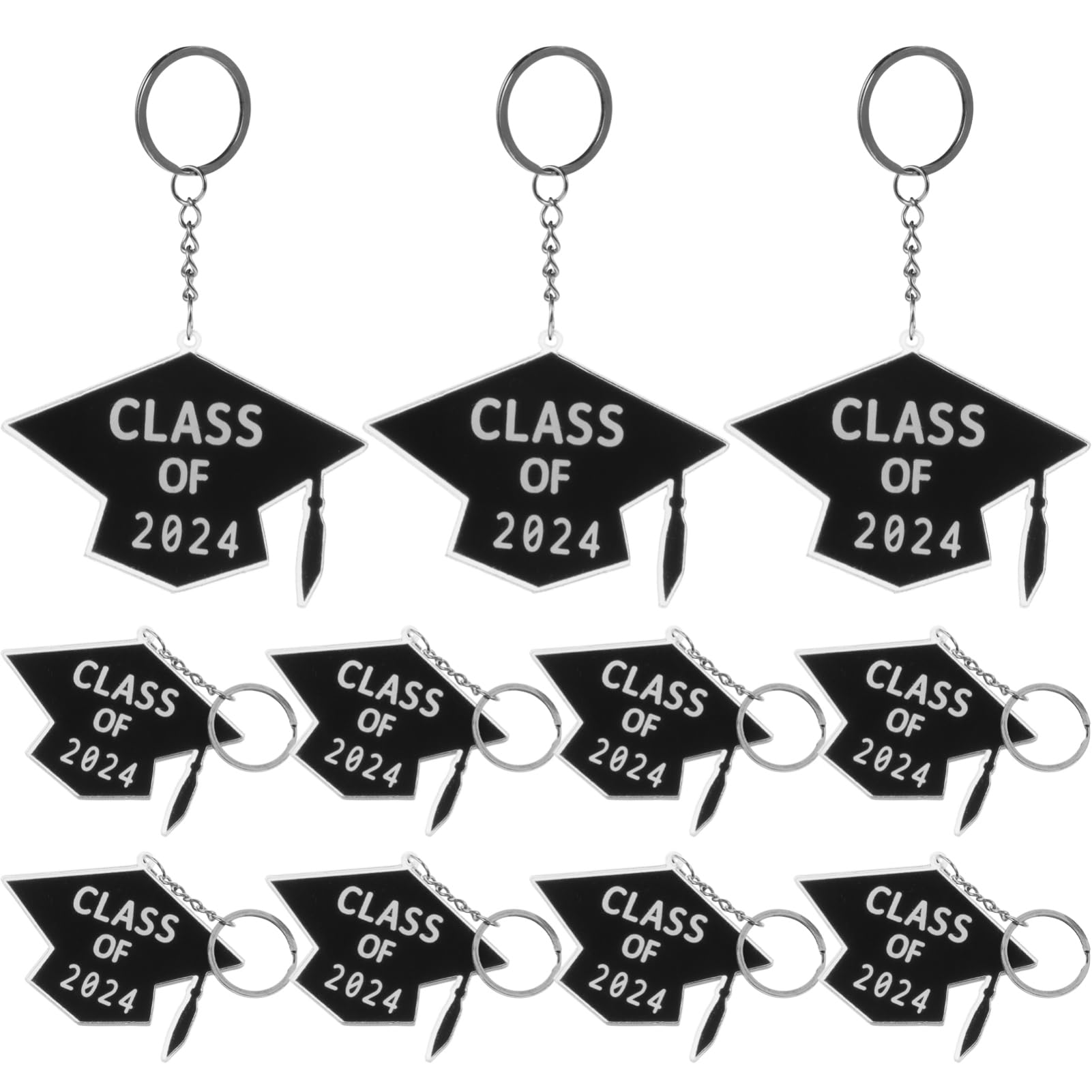 minkissy Portachiavi Per Le Chiavi Laurea Catena Chiave Cordino Chiave Carino Ciondolo Per Borsa Ciondolo Zaino Keeychain Keychain Metallico Metallo