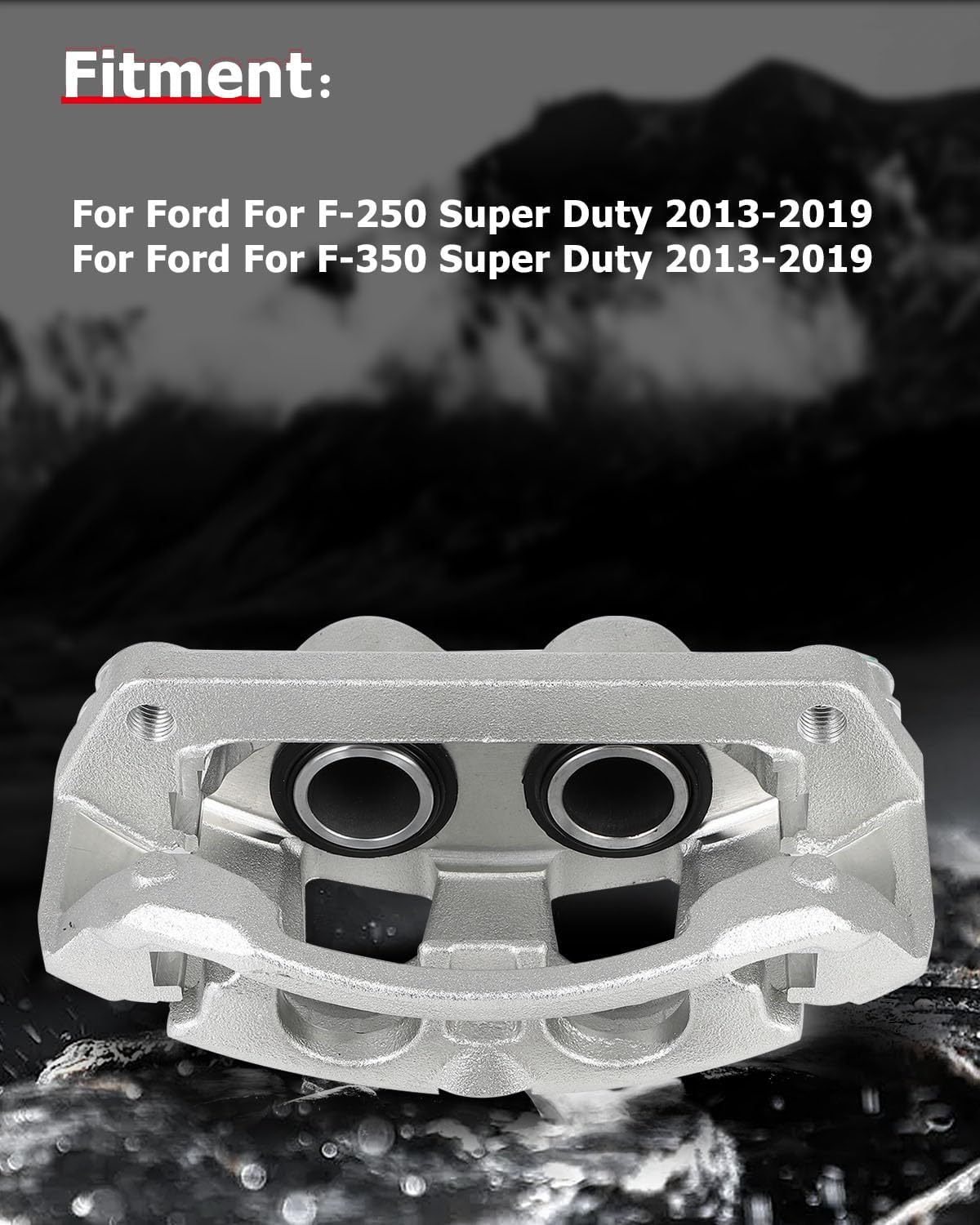 cciyu Rear Left Brake Caliper Assembly w/Bracket 18B5473 2013-2022 For Ford For F-250 Super Duty,2013-2022 For Ford For F-350 Super Duty