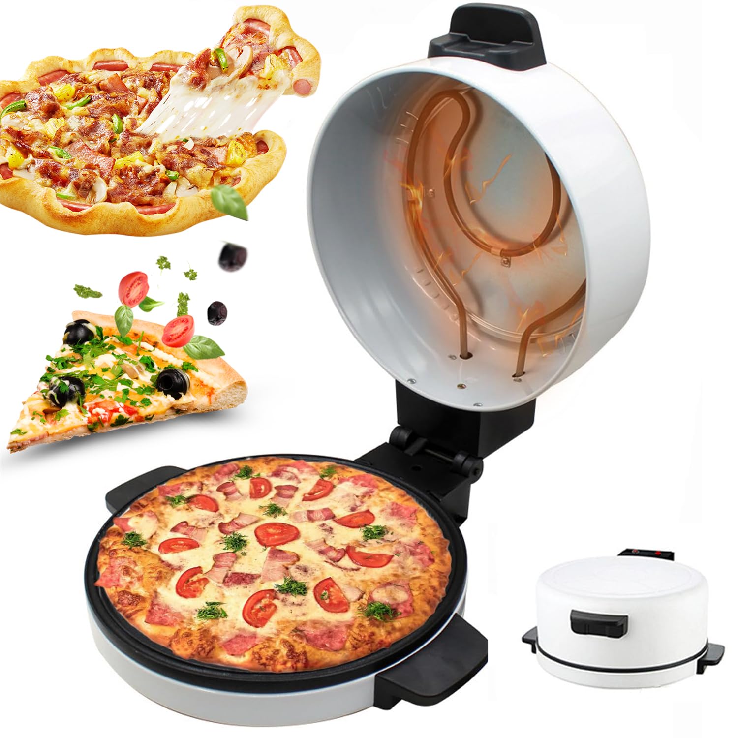 Four à pizza de table portable pour des soirées conviviales en intérieur