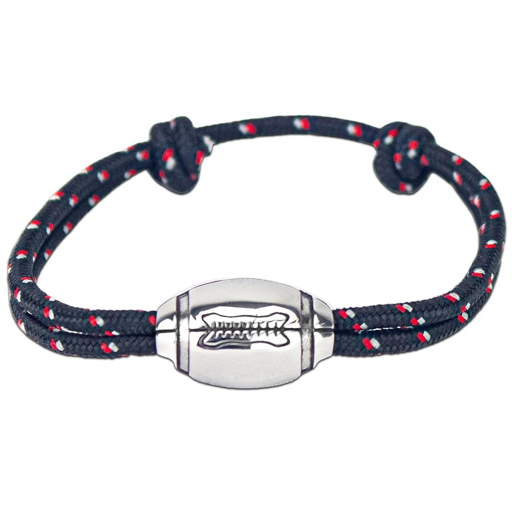 Bracciale Rugby Regolabile Ernestine - Con Pallina Rugby, Per Tifosi XV Francia, Regalo Perfetto Uomo - Foto 10