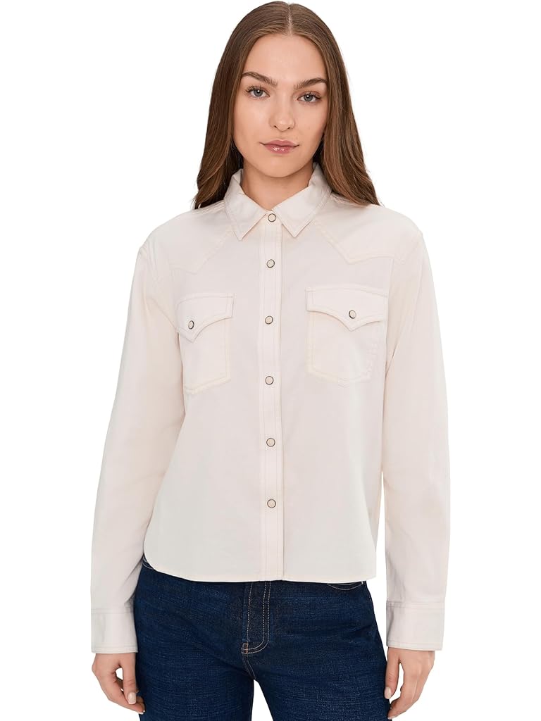 White Ariat Asheville Snap Shirt