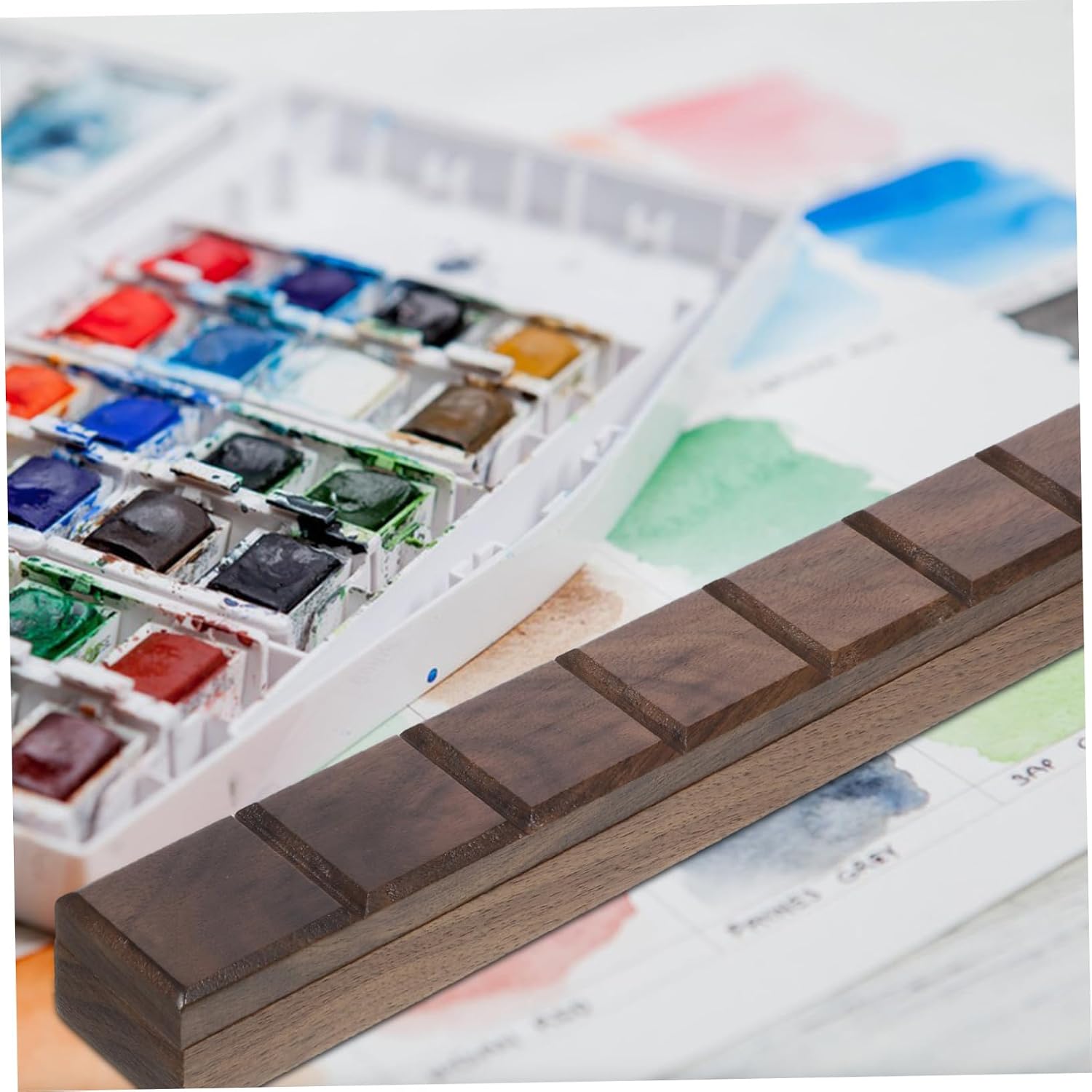 Painting Color Mixing Tray Watercolor Pigment Box for Mixing and Storage for Artists and Art Students Easy to Clean and Durable