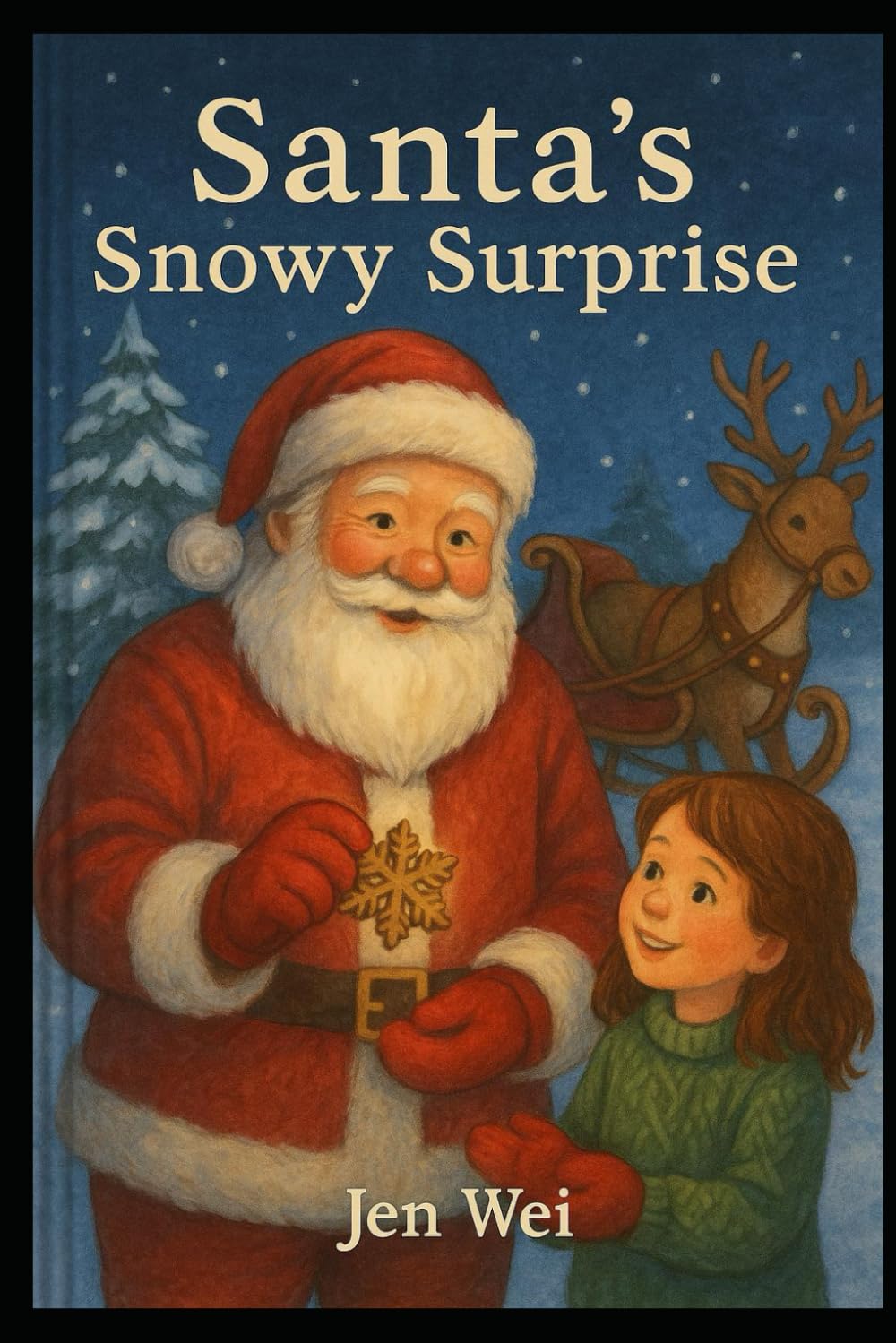 Santa's Snowy Supprise: A Christmas Story (Holiday Season Books for Children and Adults)