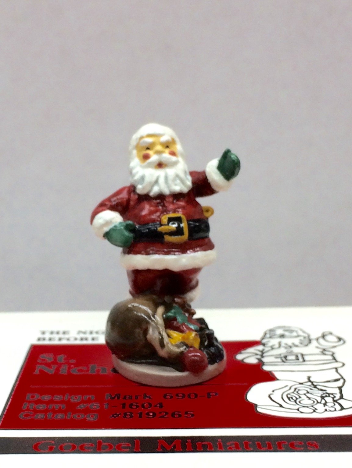 Robert Olszewski Goebel Miniatures "St. Nicholas" The Night Before Christmas Collection