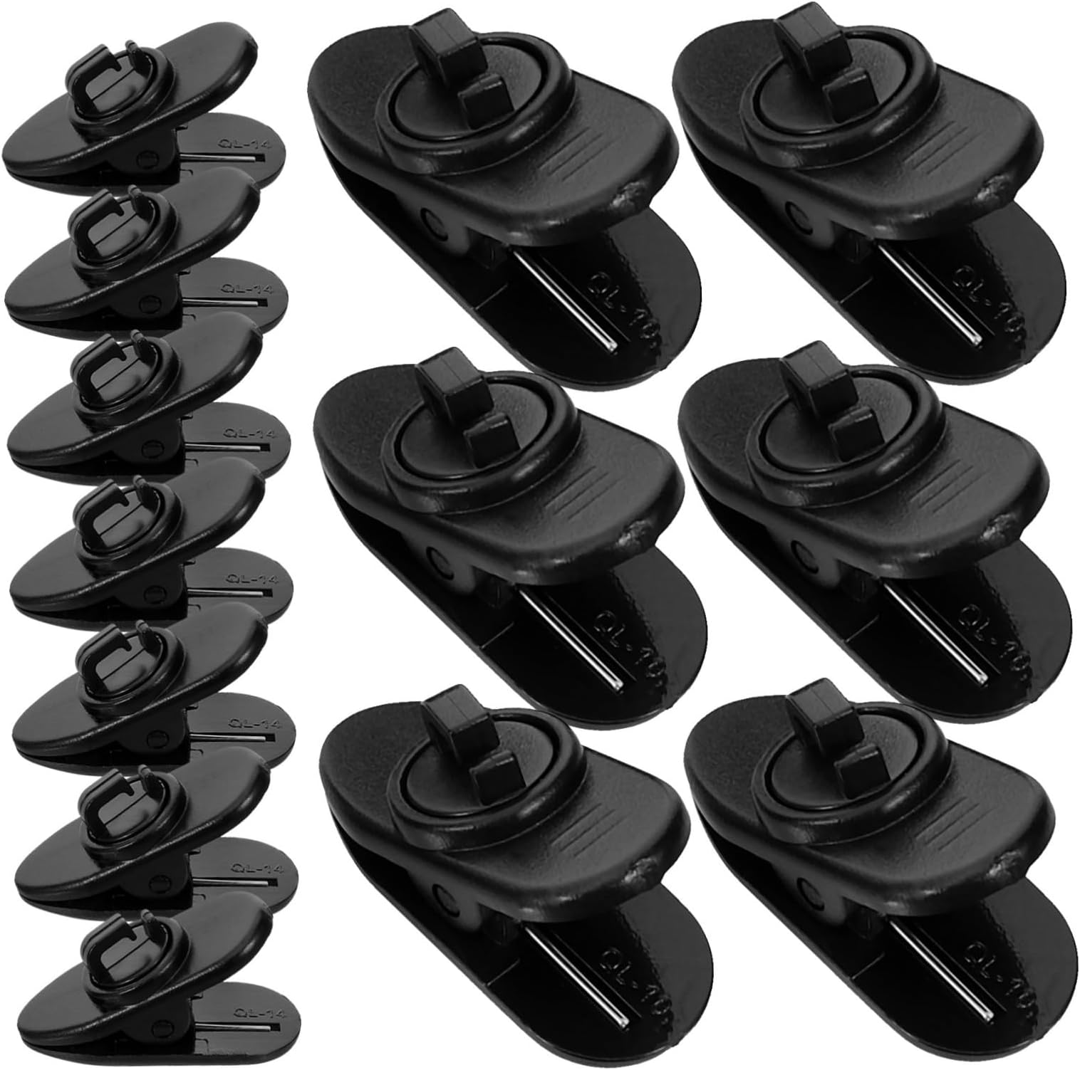 30pcs Small Mic Clip Microphone Cord Clips Mic Clamp Lapel Microphone Holder Mount for Tie Small