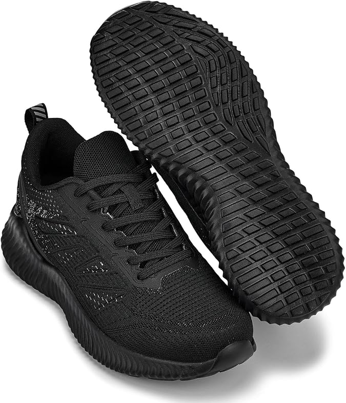 CALTO Men's Invisible Height Increasing Elevator Shoes - Ultra Lightweight Sporty Sneakers - 2.4 Inches Taller
