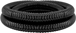 1" Dia. Corrugated Pond Tubing 1-Inch ID, 3.9 FT Length, Black PVC Kinkproof Strong Flex Tubing (1 INCH ID - 3.9FT)