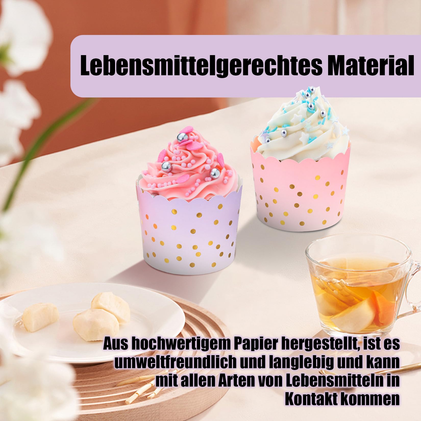 Muffinvormpjes, papier, mini muffins, papieren vormpjes, 5 cm, bakvormen, cupcake-hoezen, liners, wrapper voor Kerstmis, bruiloft, verjaardag, feest, bakken, dessert (900 stuks, kleurrijk