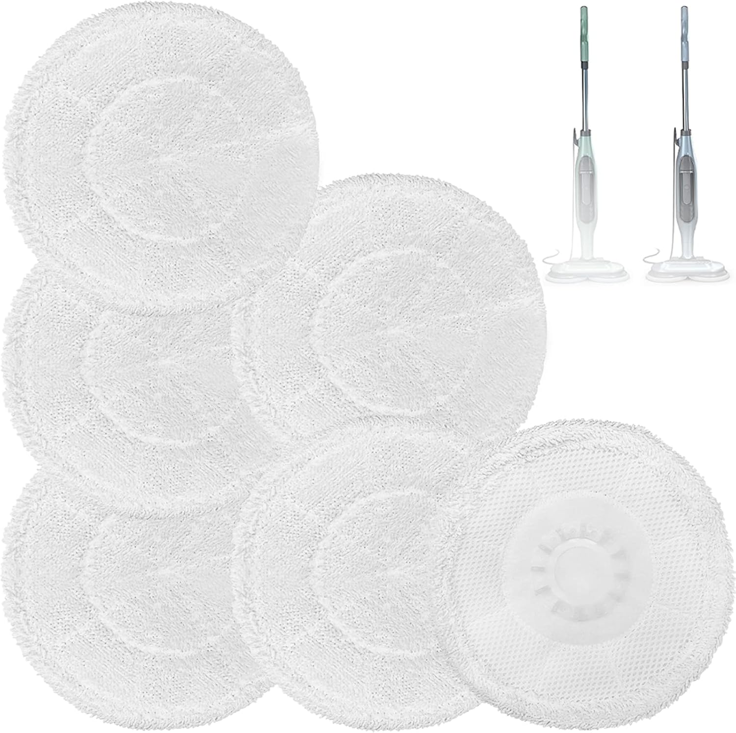 6 PCS Shark Steam Mop Replacement Pads for Shark Steam Mop S7000 Series