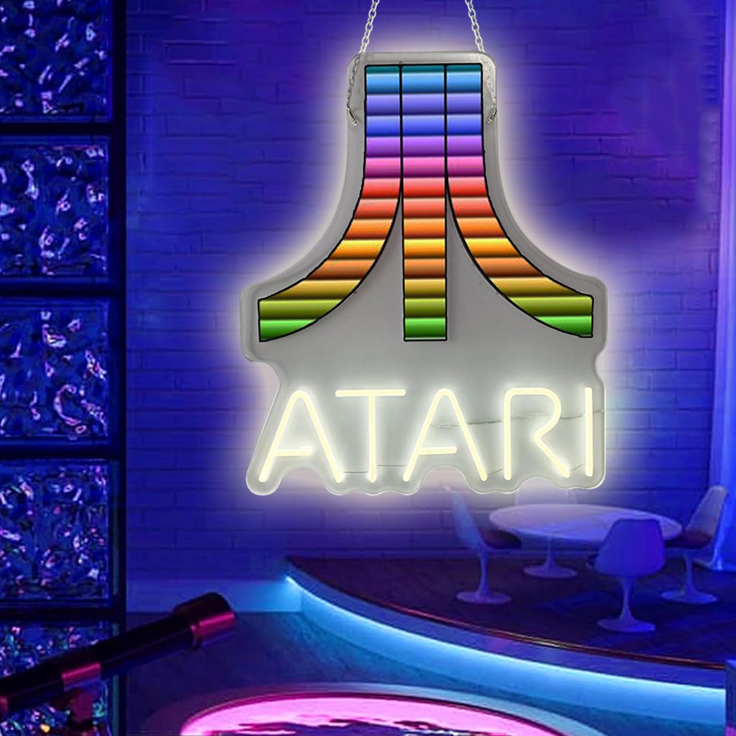 24"x20" Atari Arcade Neon Sign Light (MultipleSizes) HD Vivid Printing Technology Man Cave Beer Bar Pub Handmade Real LED Tube Lamp NT32
