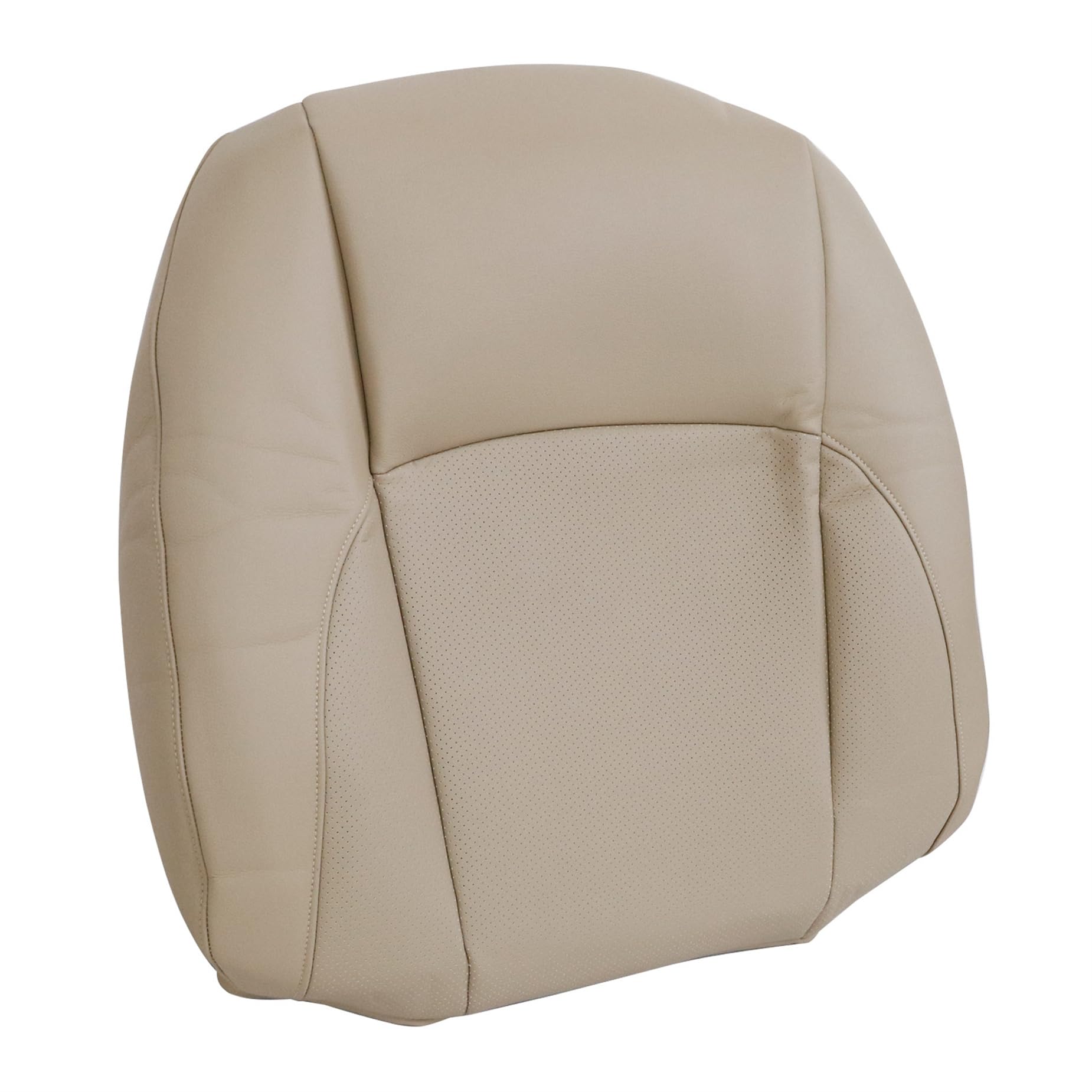 Strona kierowcy Góra Lean Back Skórzany Pokrowiec Na Siedzenie Tan Pasuje do Lexus ES350 2007 2008 2009 2010 2011 2012