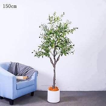 オリーブの木　イトラーナ　植物　インテリア Amazon｜HGJH オリーブの木 大型観葉植物 120cm フェイク 本物