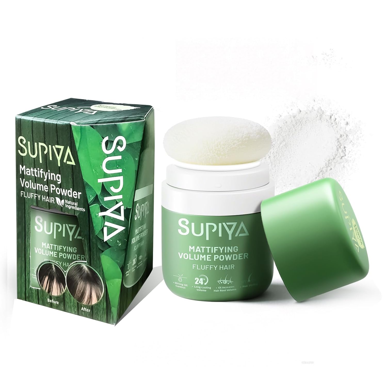 Dry Shampoo Powder- Mattifying Volume Product for Men & Women, Instantly Absorb Excess Oil & Adds Volume, Non-Sticky and Easy to Apply (Powder)