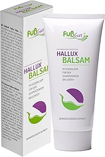 Hallux Bálsamo: cuidado intensivo y refrescante para juanetes doloridos, 100 ml, crema para el cuidado de los pies Hallux Valgus