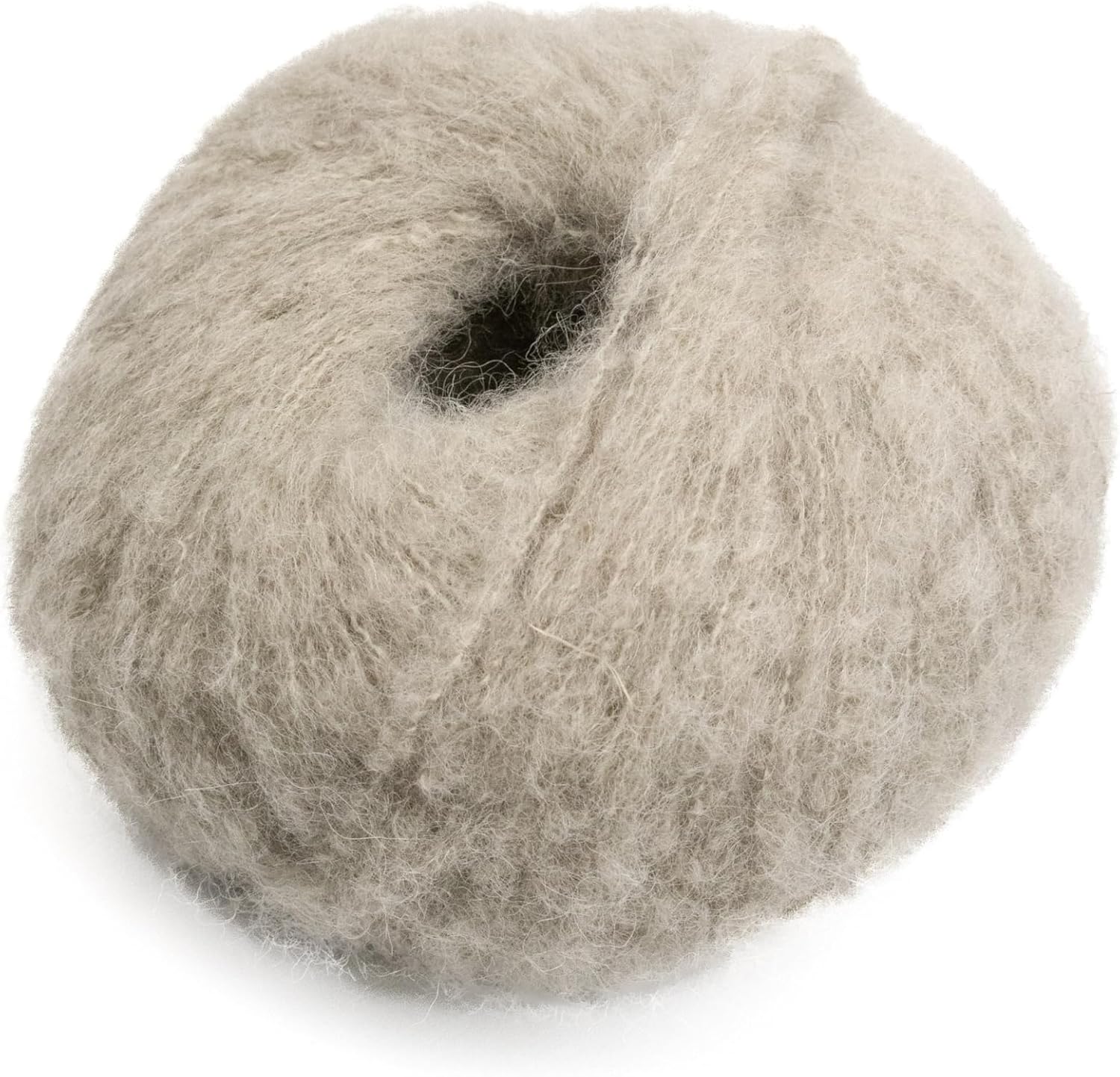 Luca-S Brushed Alpaca Yarn – 5 Skeins of Super Soft & Fluffy Aran Weight Yarn, 4.4 oz (125g), 685 yds (625m) Total, 89% Alpaca / 11% Polyamide