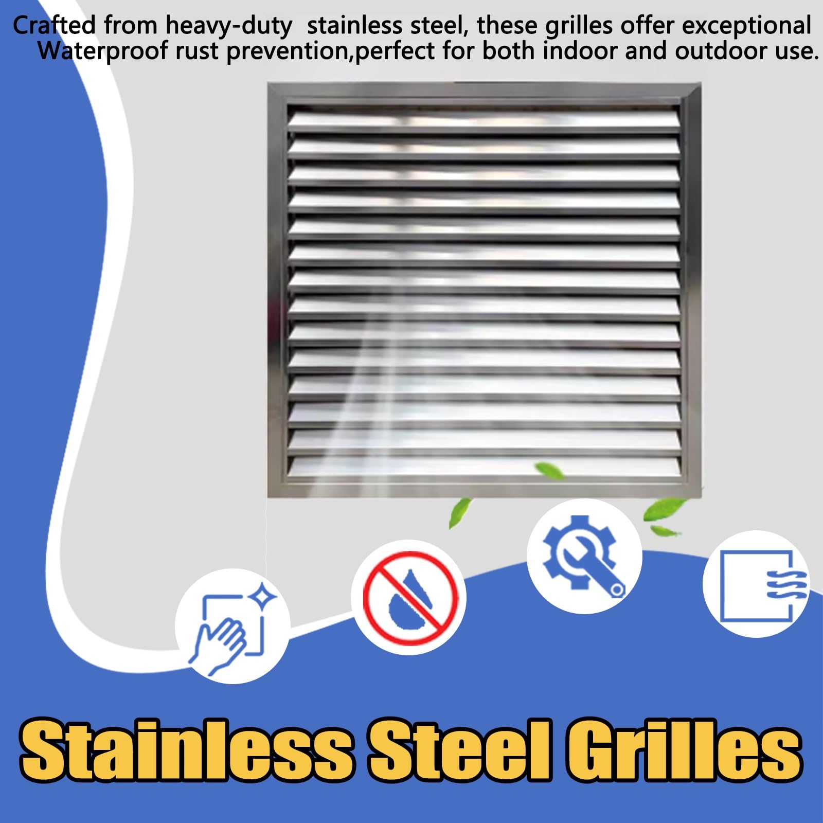 LZMZMQ Trampilla Pladur Rejilla De Ventilación Empotrada, Puerta De Inspección Resistente para Plomería, Tapa De Orificios En Paredes Interiores Y Exteriores para Hogar(55x85cm/21.6x33.5in)
