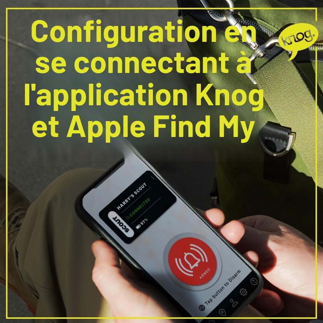 Knog Security Scout – Traceur Antivol Pour Vélo, Noir, Taille Unique