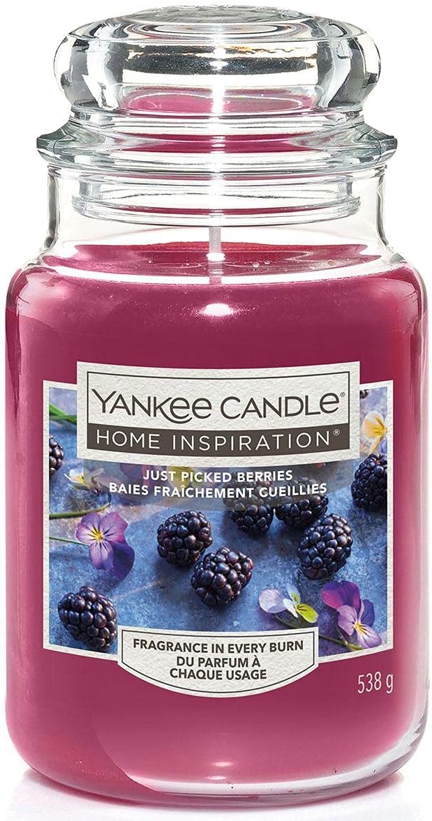 Yankee Candle Just Picked Berries Large Jar Tantalizing scent of