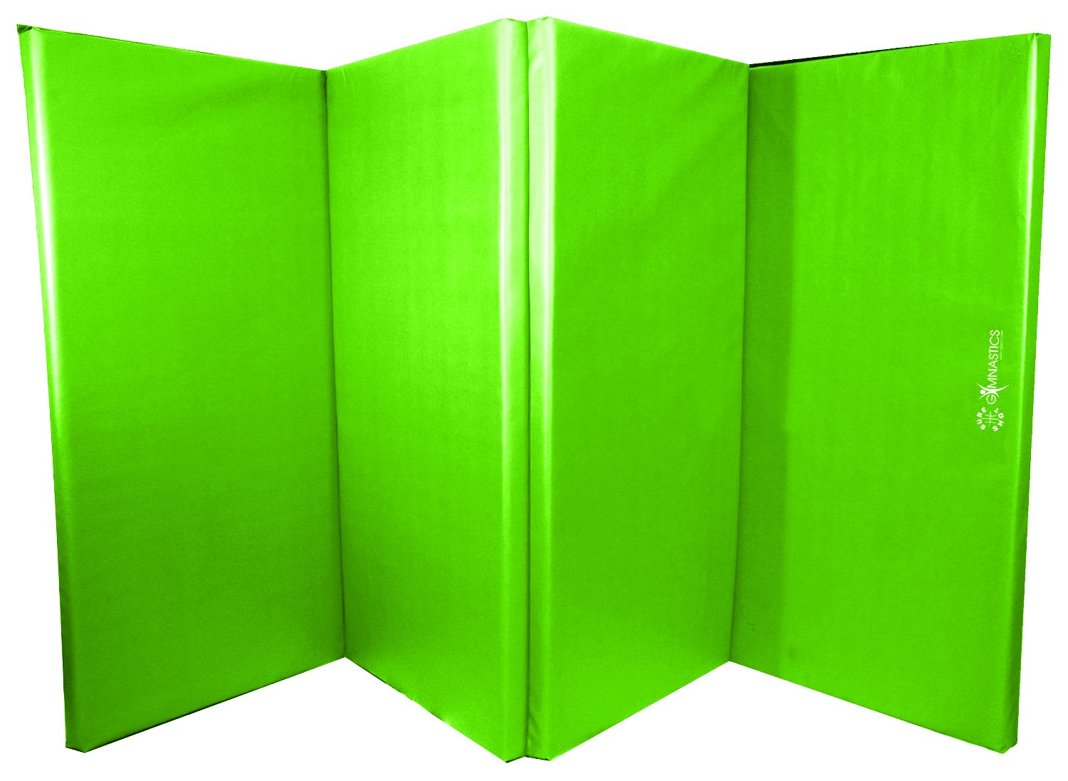 Sure Shot Foldable Double Gymnastics Mat  - 2.44x1.22mx50mm - Green