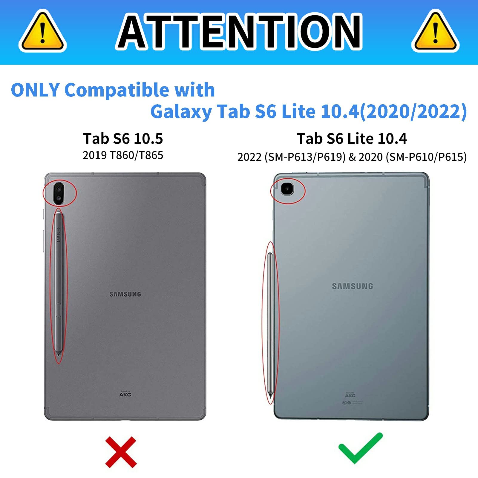 Amazon.com: CGFGHHUY for Samsung Galaxy Tab S6 Lite Case 10.4 inch